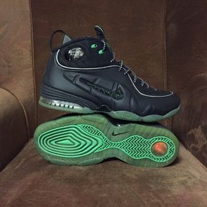 Nike Foamposite Half 1/2 cent green spark size 11